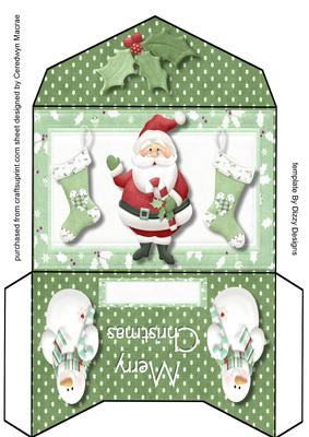 Christmas Money Wallets Free Printable