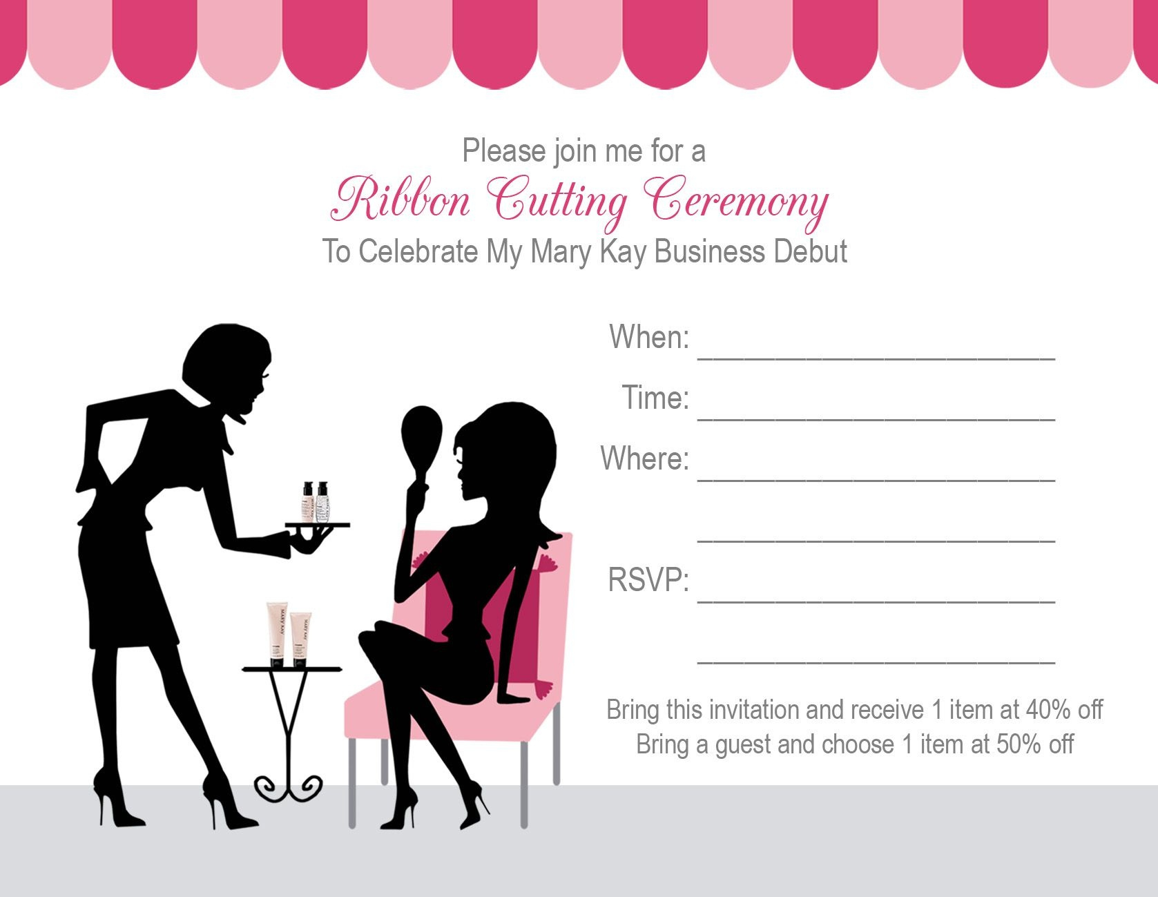 Mary Kay Invites Printable Free Free Printable