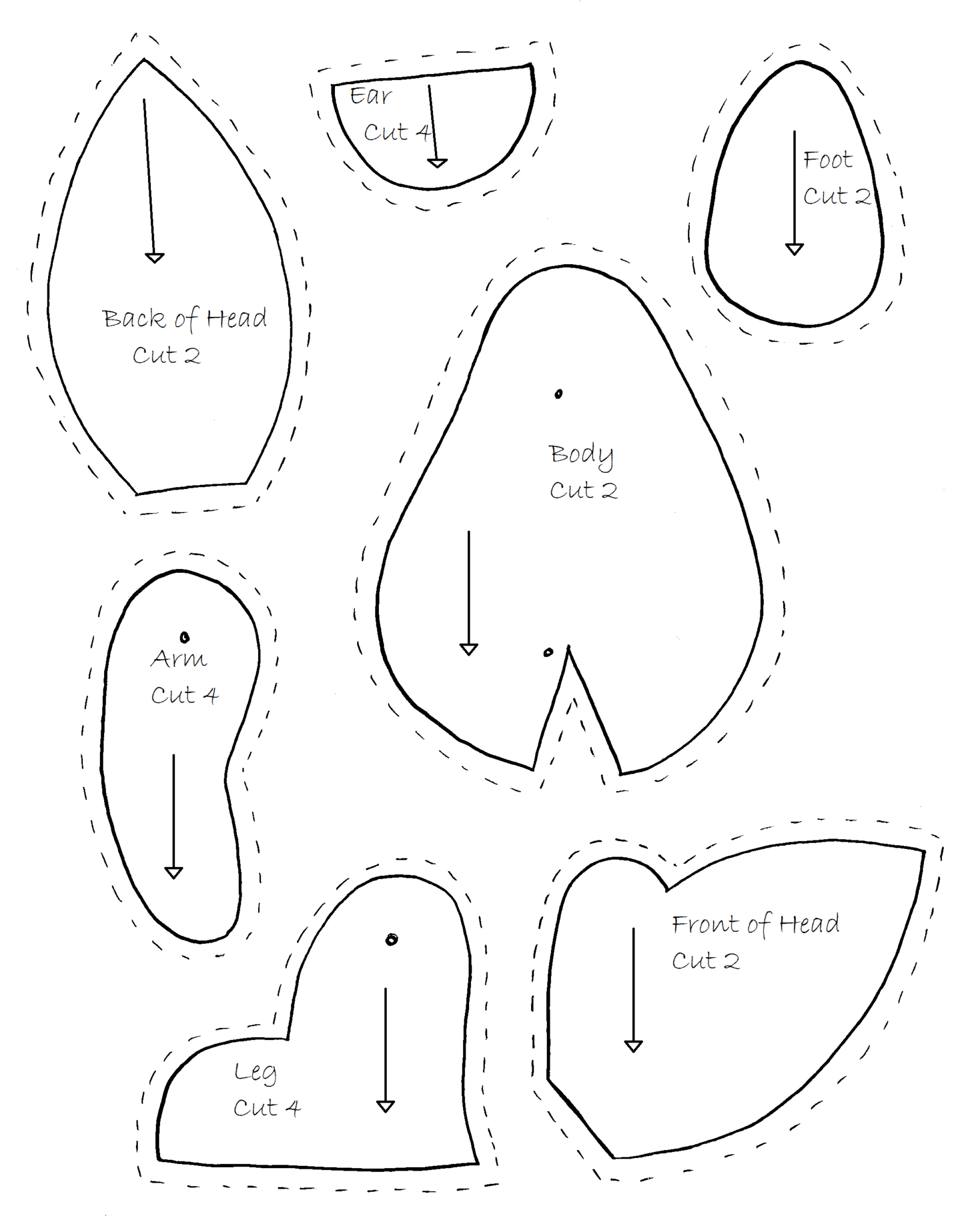 Memory Bear Sewing Pattern Free Printable Free Printable Rossy Printable