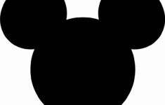 Mickey Mouse Head Printable Cutouts Peterainsworth