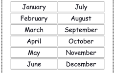 months of the year printables free free printable Months Of The Year Printables Free Free Printable