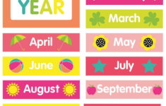 months of the year spelling tracing and chart teaching free Months Of The Year Spelling Tracing And Chart Teaching Free