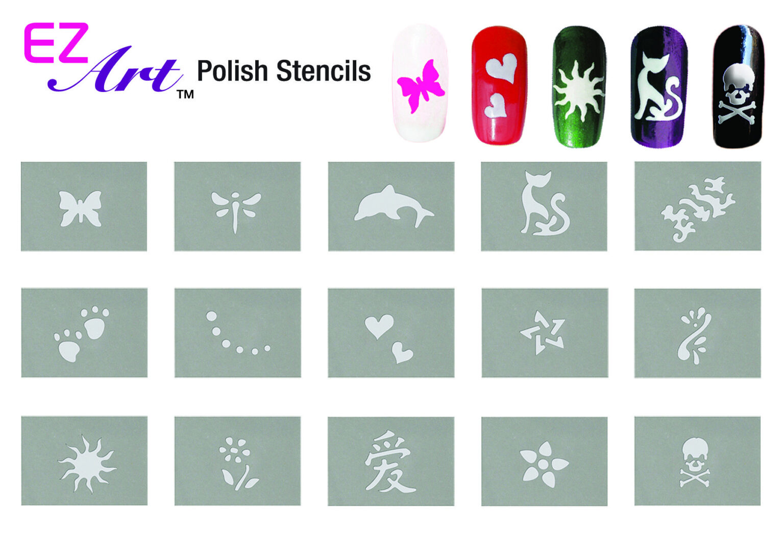 Printable Nail Art Stencils