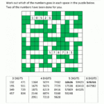 Number Fill In Puzzles Free Printable Crossword Puzzle 5 Printable