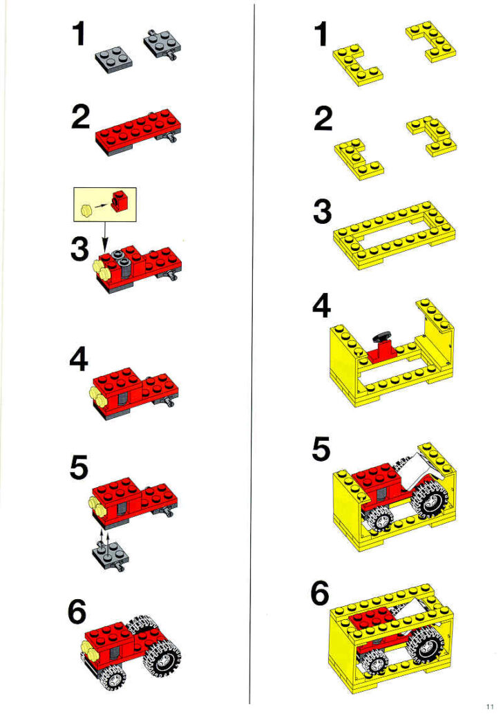 Old LEGO Instructions Letsbuilditagain | Rossy Printable
