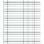 Printable Accounting Ledger Paper Template Free Printable General