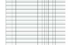 Printable Accounting Ledger Paper Template Free Printable General