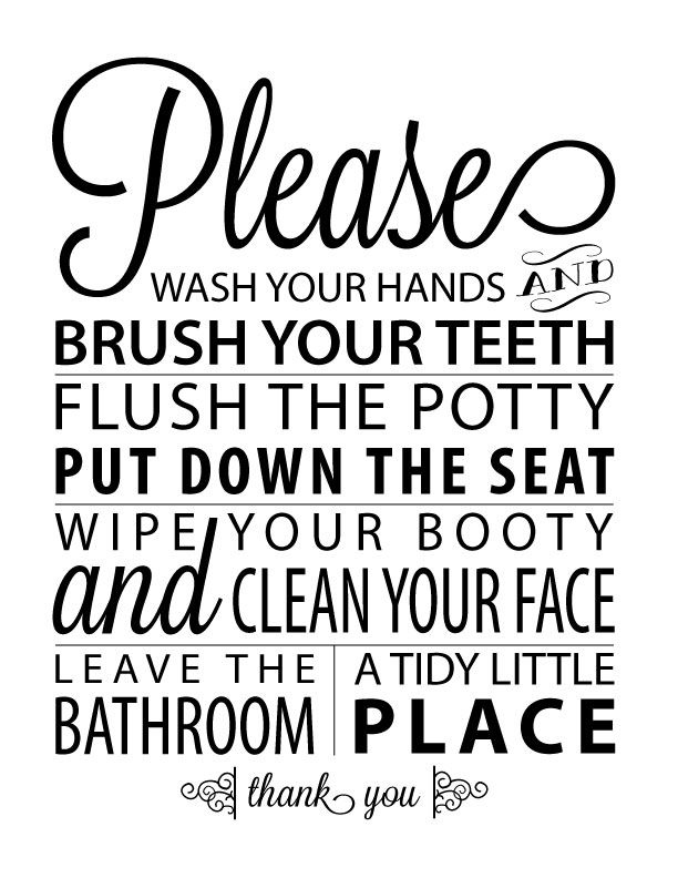 Printable Bathroom Quotes QuotesGram