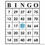 Printable Bingo Numbers 1 75 Gridgit