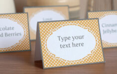 Printable Candy Buffet Labels And Tent Cards Polka Dots