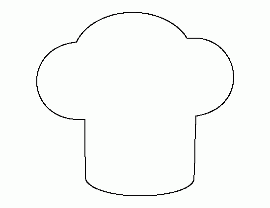 Printable Chef Hat Template