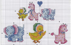 Printable Cross Stitch Patterns For Baby Boy Colored Baby Giraffe