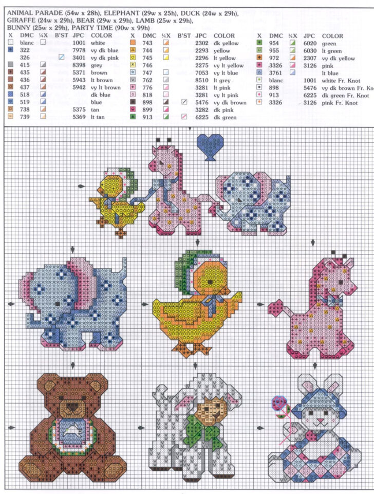 Baby Cross Stitch Patterns Free Printable