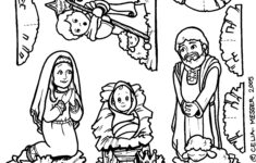 Printable Nativity Scene Coloring Pages At GetColorings Free