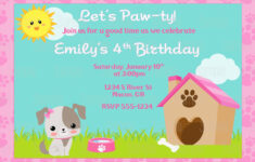 printable puppy dog birthday party invitation plus free blank Printable Puppy Dog Birthday Party Invitation Plus FREE Blank
