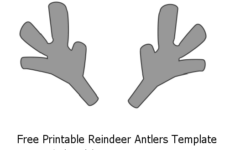 printable reindeer antlers template reindeer antlers templates Printable Reindeer Antlers Template Reindeer Antlers Templates
