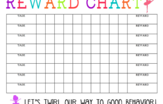 Printable Reward Chart The Girl Creative