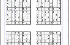 printable sudoku 4 per page blank printable sudoku free Printable Sudoku 4 Per Page Blank Printable Sudoku Free
