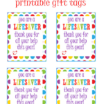 Quot Lifesaver Quot Gift Tag Printable Leah With Love