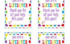 quot Lifesaver quot Gift Tag Printable Leah With Love
