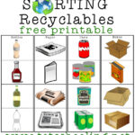 Recycling Sorting Free Printable Totschooling Toddler Preschool