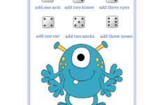 roll a monster free printable free printable Roll A Monster Free Printable Free Printable