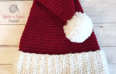Santa Hat Free Crochet Pattern Spin A Yarn Crochet