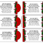 Silly 12 Days Of Christmas Printable Tags About Family Crafts
