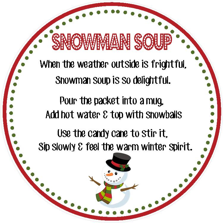 Snowman Soup Sweetdesignsbyregan
