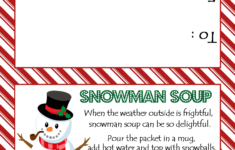 Snowman Soup Treat Bag Topper Sweetdesignsbyregan
