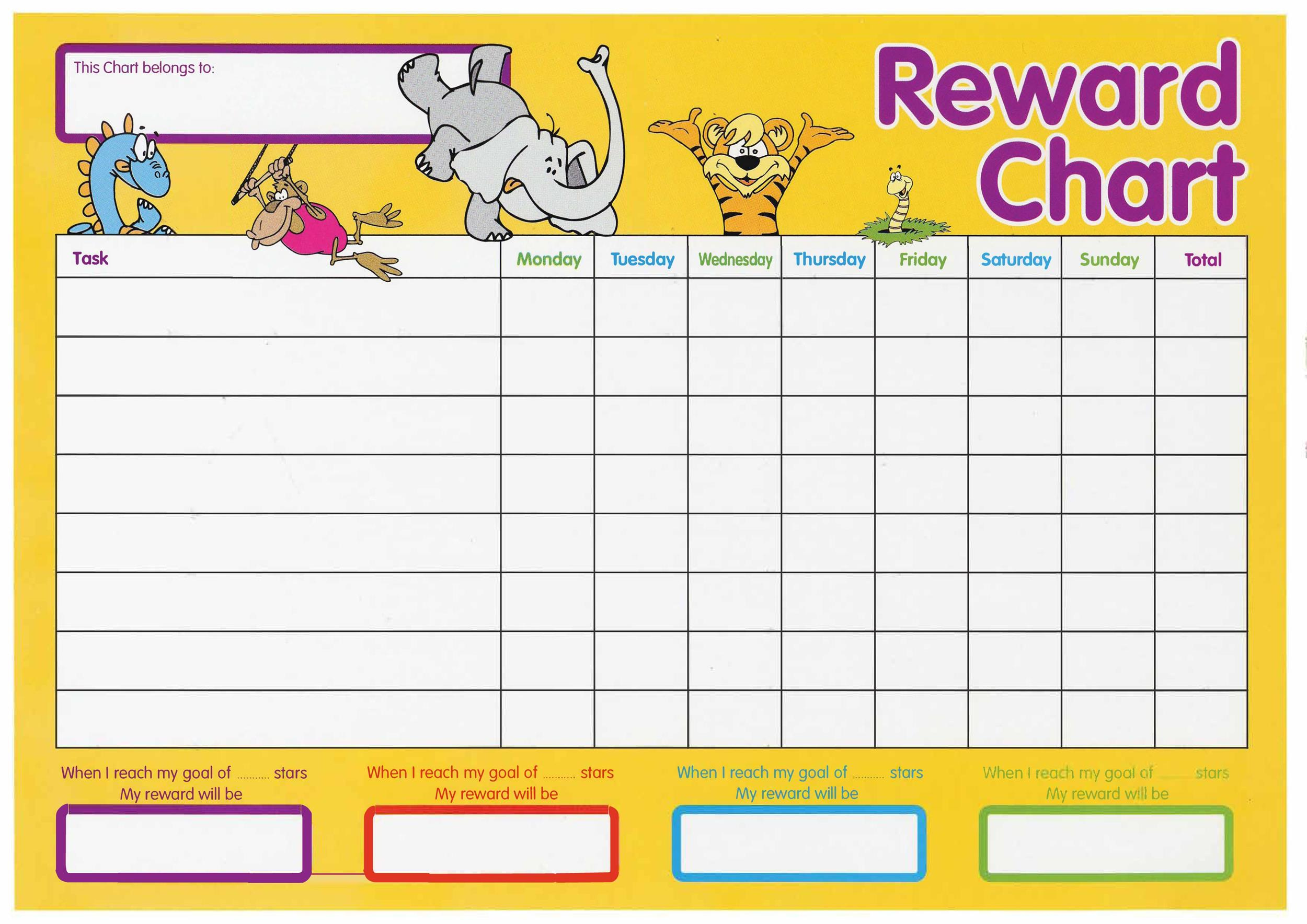 Sticker Chart Free Printable Printable Reward Chart The Girl Creative 