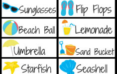 Summer Pictionary Cards More Excellent Me