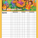 Sunday School Attendance Chart Free Printable Free Printable A To Z