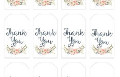 Thank You For Coming Free Printable Tags Free Printable