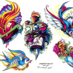 The Gallery For Gt Free Printable Tattoo Flash Art Get Free Tattoo