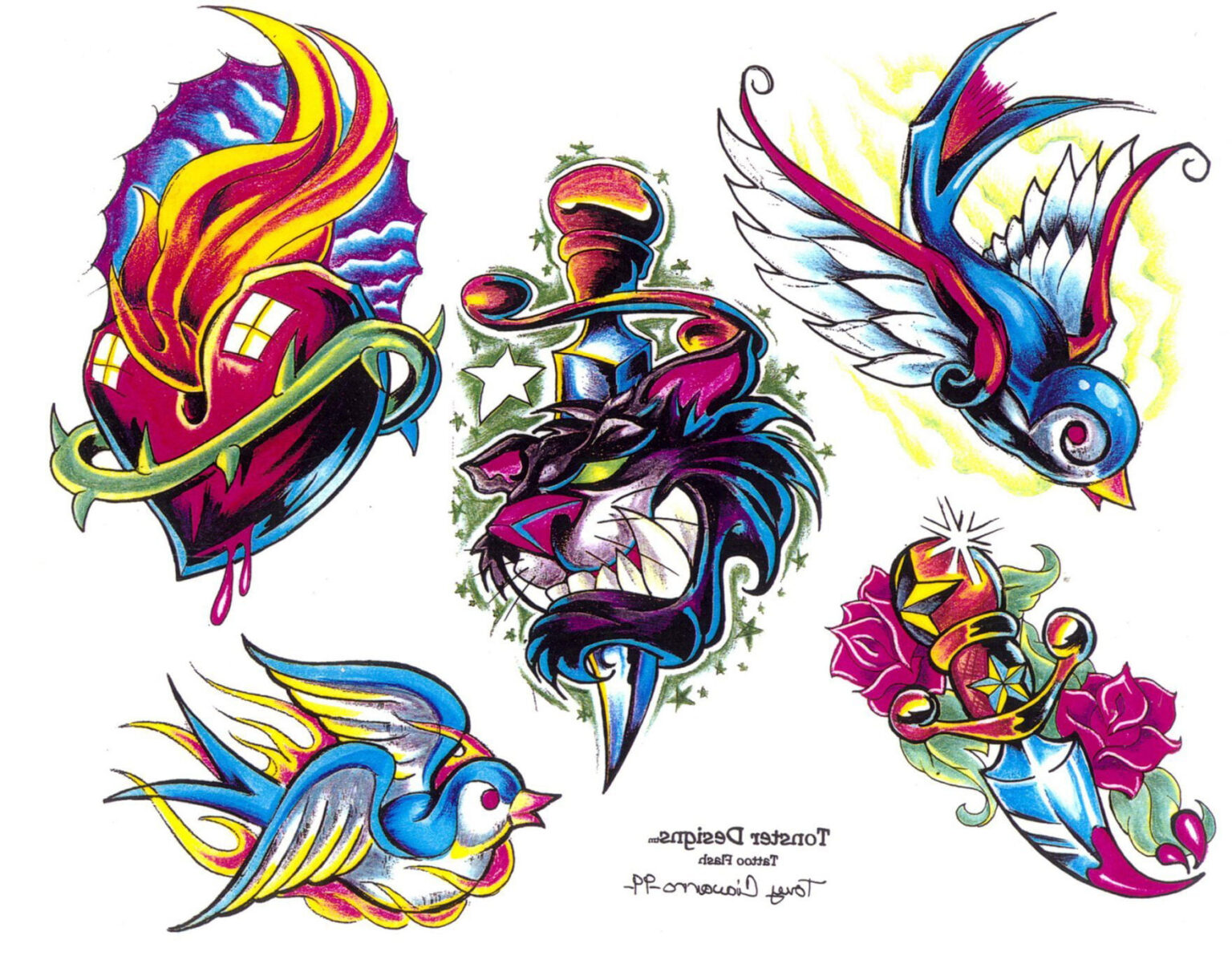 The Gallery For Gt Free Printable Tattoo Flash Art Get Free Tattoo ...