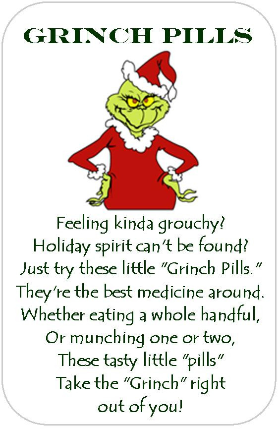 The Speech Ladies Grinch Pills