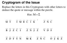 Top Cryptogram Puzzles Printable Clifton Blog