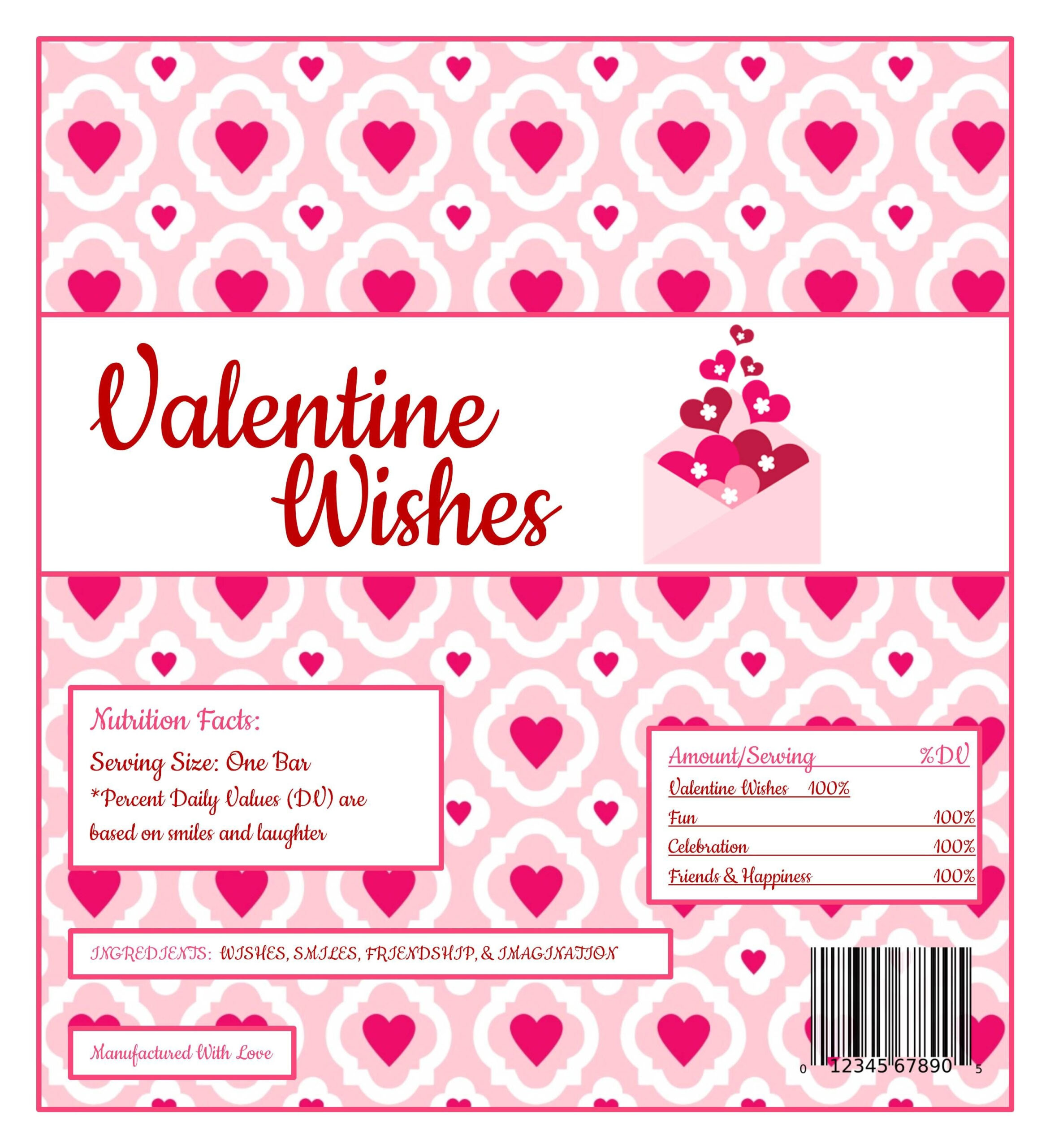 Valentine 39 s Day Printable Candy Bar Wrappers Free Mighty Delighty 