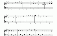 Very Easy Christmas Piano Sheet Music Songs Printable PDF