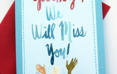 We Will Miss You Cards For Coworker Printable Free Free Printable