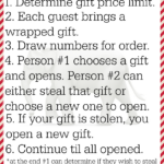 12 White Elephant Gifts + Printable White Elephant Rules   The For White Elephant Printable Rules And Numbers