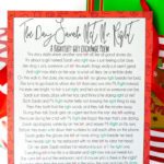 Fun Left Right Christmas Game (4 Printable Stories)   Play Party Plan Within White Elephant Poem With Numbers