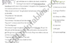 Hills Like White Elephants - Esl Worksheetsavvinka with Hills Like White Elephants With Line Numbers