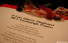 Michelle Paige Blogs: White Elephant Gift Exchange Poem in White Elephant Poem With Numbers