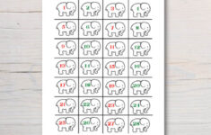 White Elephant Gift Exchange Number Cards Printable Instant throughout White Elephant Numbers Free