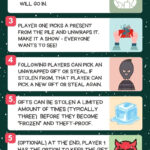 White Elephant Gift Exchange Rules (How To Play + Pdf) Throughout Drawing Numbers For White Elephant