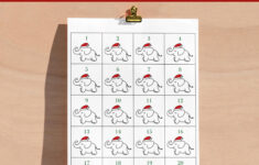 White Elephant Numbers Printable - Etsy inside White Elephant Game Numbers 1-40