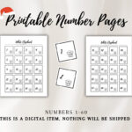 White Elephant Numbers, White Elephant Gifts Funny, White Elephant With Cut Out Printable White Elephant Numbers
