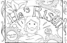 15 Easter Coloring Pages [Religious] Free Printables For Kids inside Free Easter Printable Religious